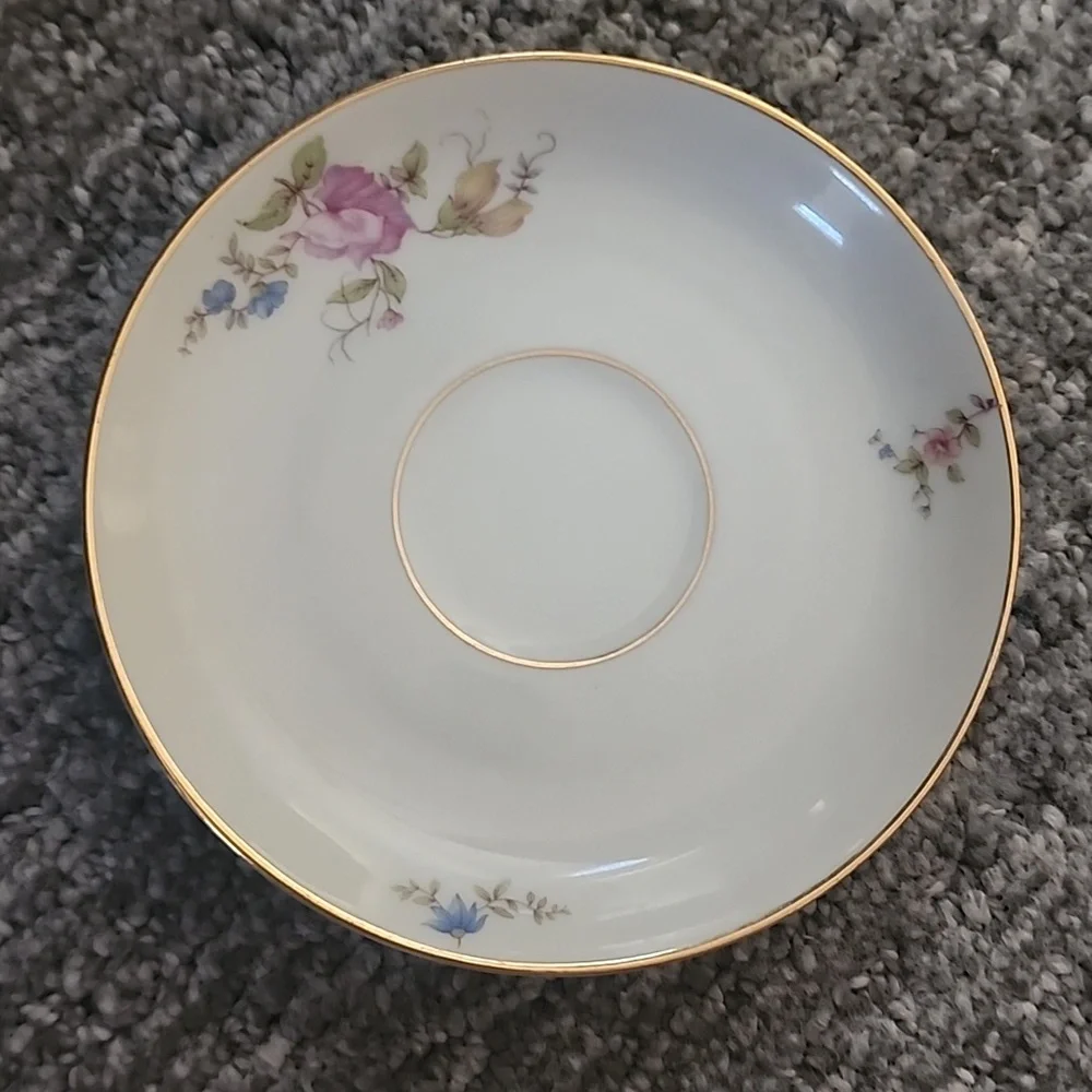 H&C Co. Selb Bavaria Germany Heinrich Teacup And Saucer,  Cream Color